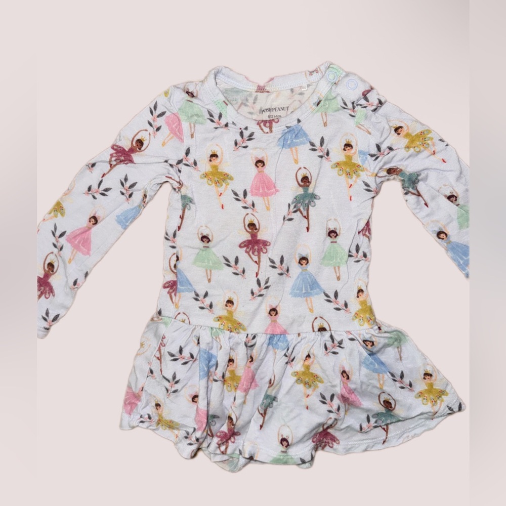 Posh peanut 6-12 months Ballerina Print twirl